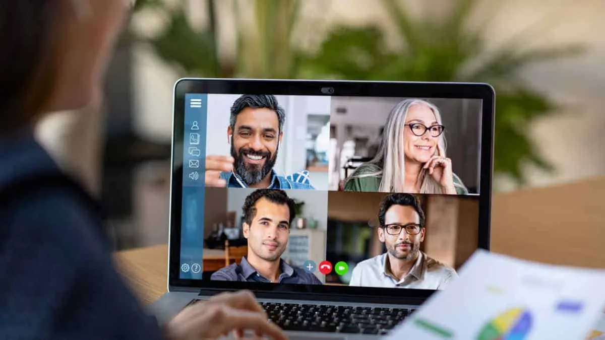 group of people doing video call